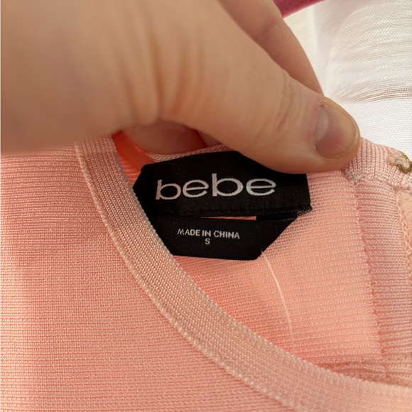 Pink Mesh Bandage long sleeve Dress - Picture 3 of 6